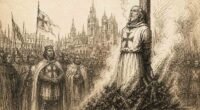 The Last Templar Burned Alive: The Death of Jacques de Molay and the Curse That Became a Legend