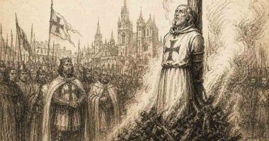 The Last Templar Burned Alive: The Death of Jacques de Molay and the Curse That Became a Legend